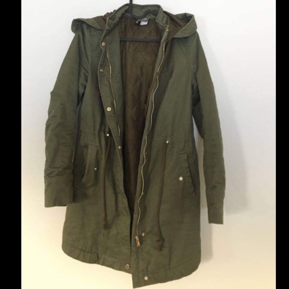 H &M divided army green jacket